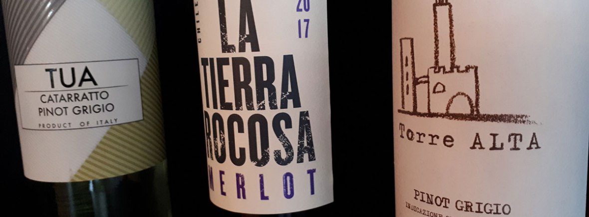 Wine Selection at Sophia's Barista Bar