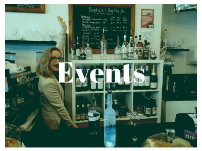 Events at Sophias Barista Bar in Horsham